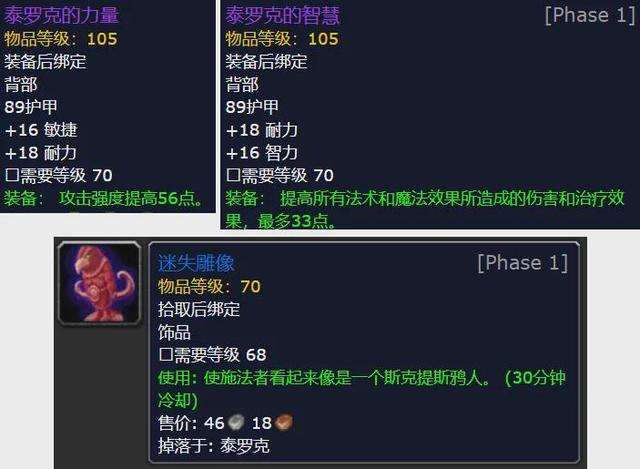 魔獸泰羅克掉落物品及傳說位置（p2極品裝備掉落介紹）
