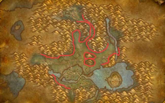 魔兽怀旧服西瘟疫之地任务流程（任务触发、飞行点及矿点介绍）