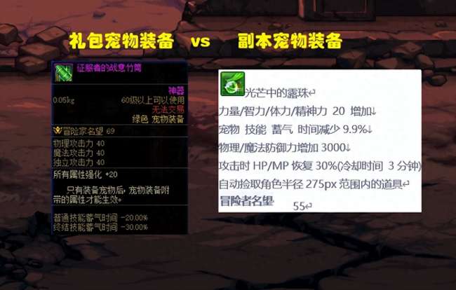 dnf新宠物装备属性及获取方式（最新宠物装备对比分析）