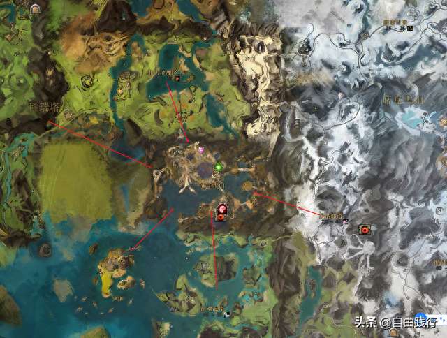 激战2地图有多大及全图地图有哪些（总地图等全地图详细介绍）