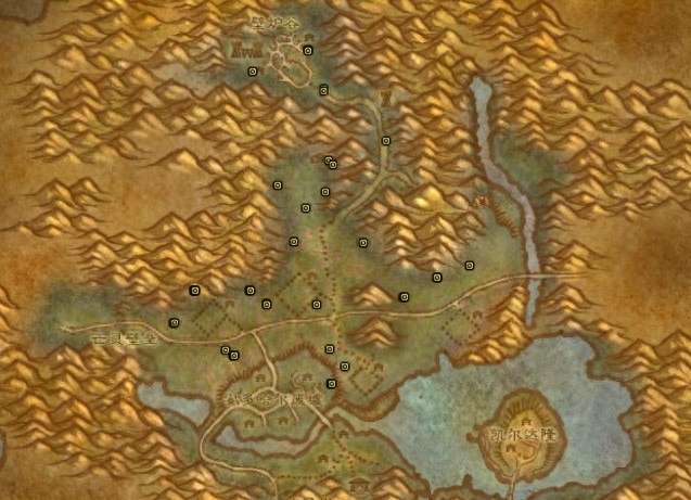 魔兽怀旧服西瘟疫之地任务流程（任务触发、飞行点及矿点介绍）