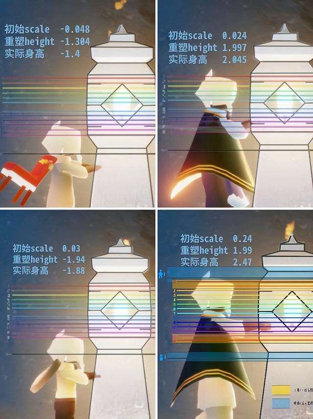 光遇身高对照表0号到14号一览（含身高测量方法）