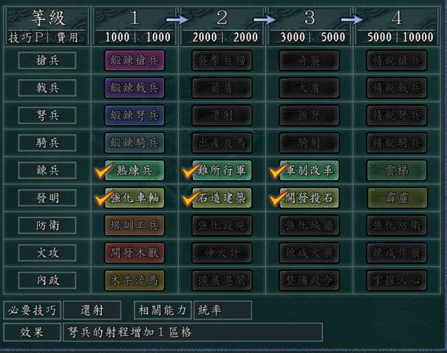 三国志10攻略心得及自建武将玩法（兵种升级与战斗入门教学）