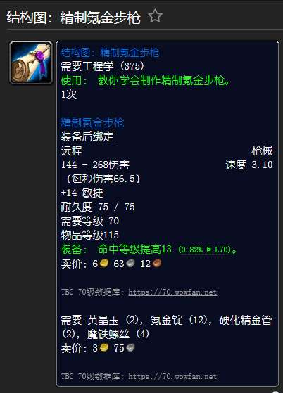 精金步枪图纸在哪里学（精金步枪成本及材料分析）