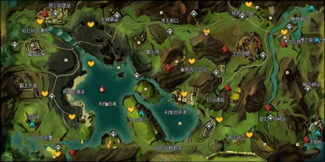 激战二凯席斯山探索点攻略及全部位置（各探索点详细介绍）