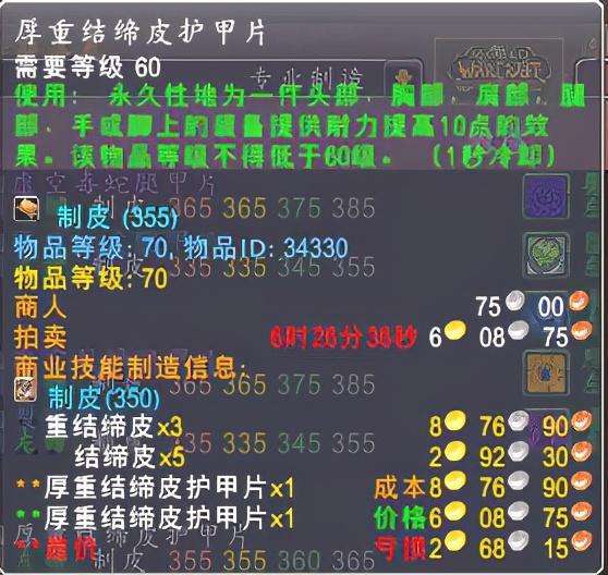 魔兽结缔皮哪里多比较好刷（重结缔皮图纸刷法及剥皮点分析）
