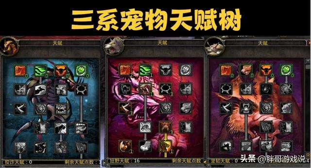 魔獸獵人寵物天賦怎么點及稀有寶寶排行（寵物機制變化及分類）