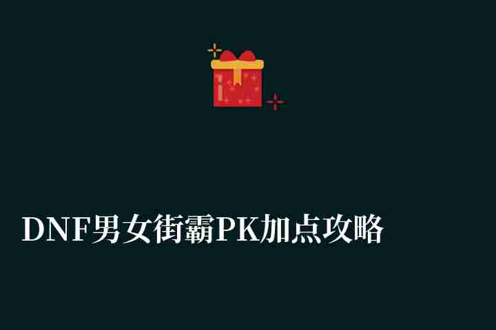 DNF男女街霸PK加点攻略（职业介绍与技能加点详解）