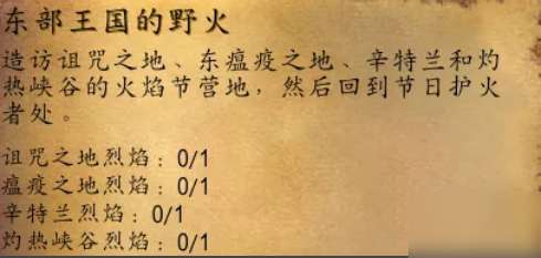 魔獸世界東部王國護火者坐標一覽（附野火任務攻略）